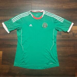 Adidas Mexico 2011-2012 Home Green Soccer Jersey
